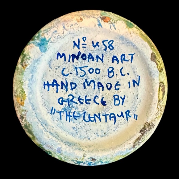 Minoan Style (c.1500 B.C.) Handmade Greek Jug Vase - Picture 11 of 13